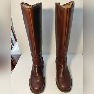 UGG Brown Riding Zippered Boots